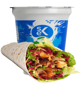 Tavuk Dürüm + Ayran-min